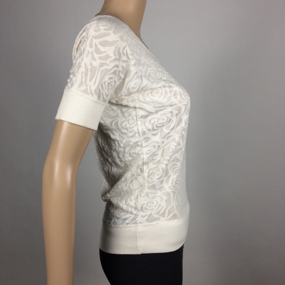 Maurices Burnout Roses Top - Picture 3 of 5